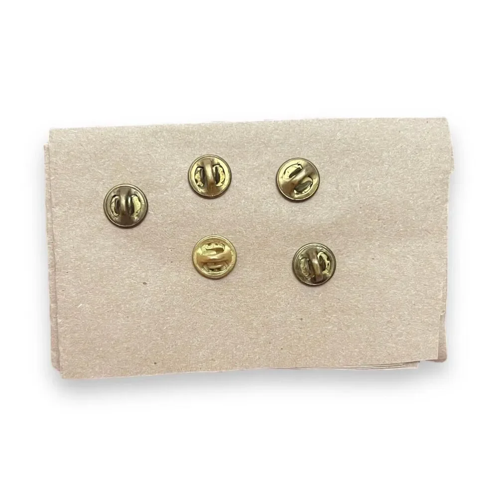 Boy Scouts Of America Vintage Ballou Gold Tone Star #1-3 Pins - Lot Of 5